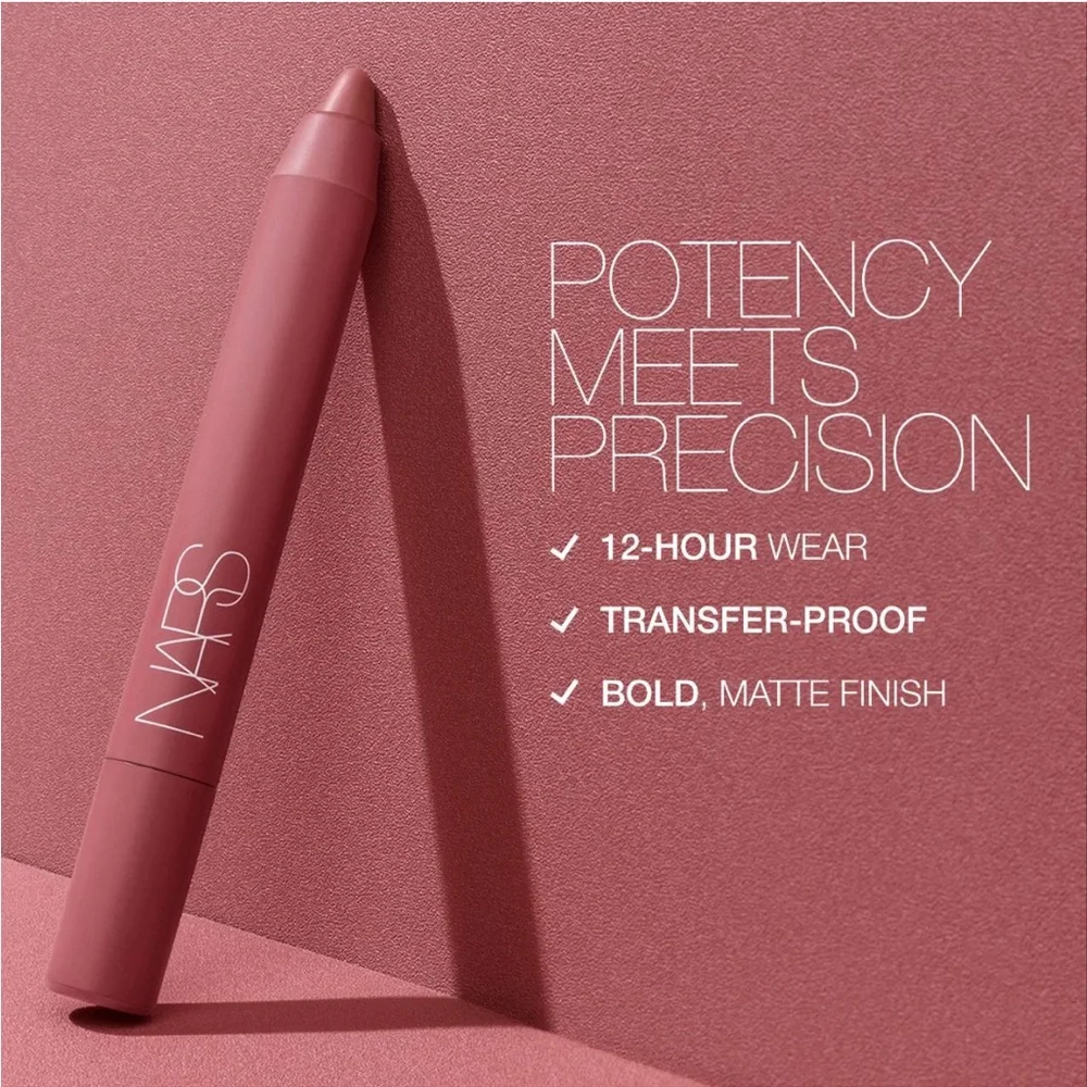 NARS💄Powermatte High Intensity Long Lasting Lip Pencil Mini in 180 Walkyrie NIB